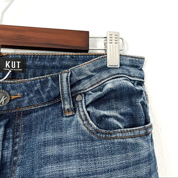 Kut from the Kloth Women’s Lauren Crop Straight Leg Capri Jeans Size 6 - Picture 4 of 10